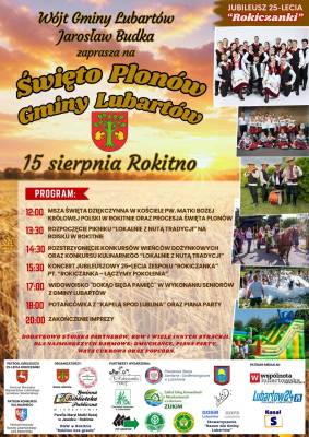 plakat Święto Plonów Gminy Lubartów